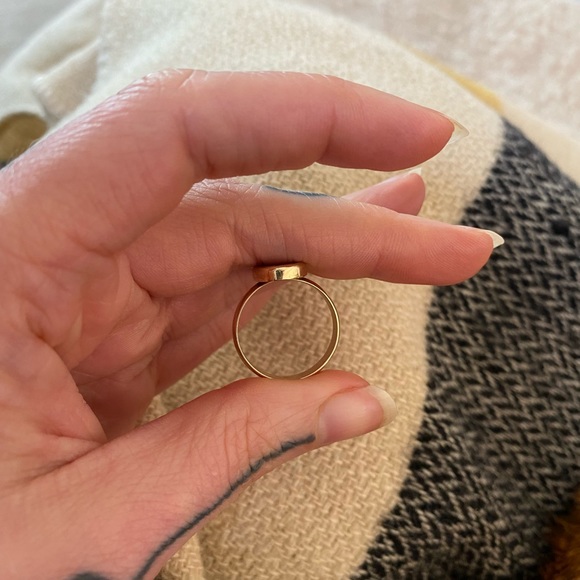 COBRA CULT Custom Dendritic Agate + 14K Gold Ring - Picture 5 of 8